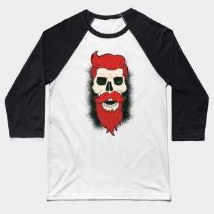 Bearded Skull Baseball T-Shirt